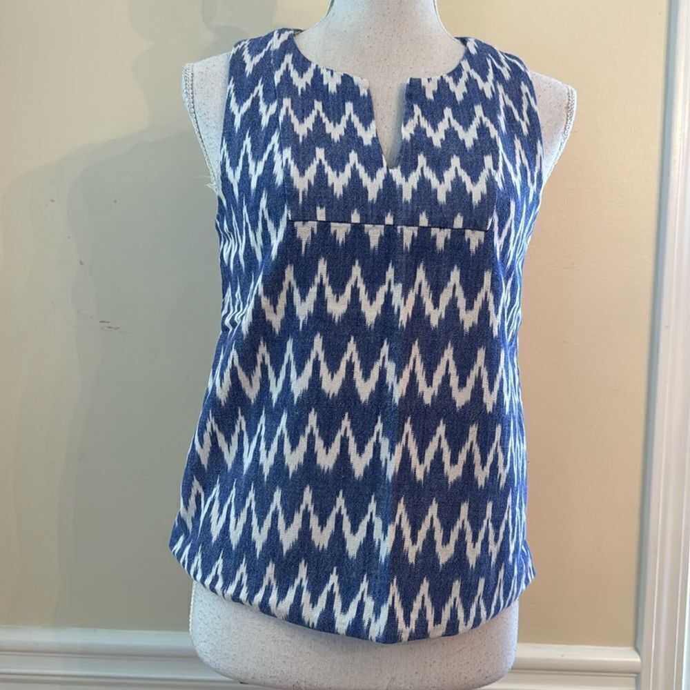 J. Crew Linen Sleeveless Top